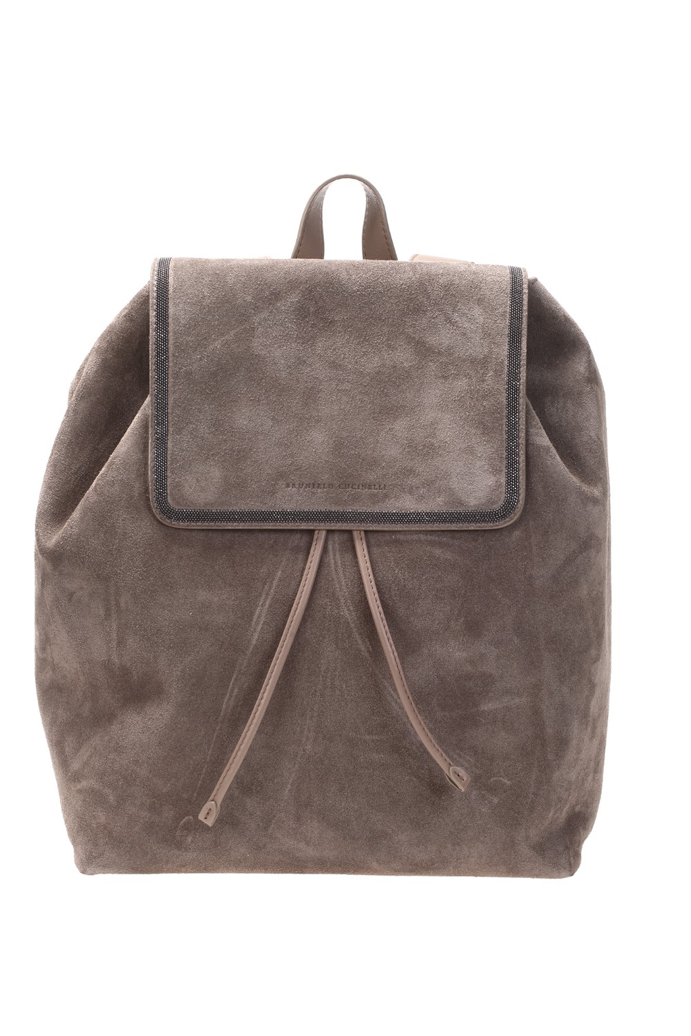 shop BRUNELLO CUCINELLI  Zaino: Brunello Cucinelli zaino in camoscio con "Precious Contour".
Chiusura con patta dotata di calamite e coulisse.
Manico.
Tasca interna con chiusura zip.
Decorazioni in monile Nickel-free.
Dimensioni: 29 x 35 x 35 cm.
Composizione: 100% pelle.
Fabbricato in Italia.. MBFXD2217-C8187 number 9833881